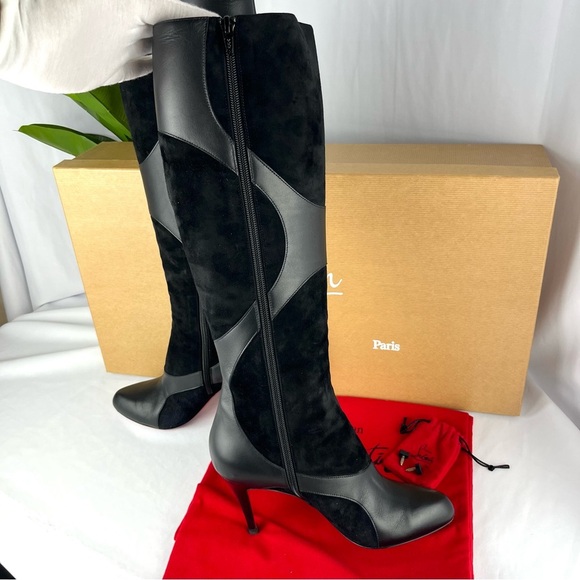 Christian Louboutin Black Heeled Boots - Picture 11 of 15